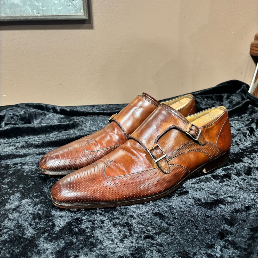 Magnanni neiman marcus double monk strap 8m